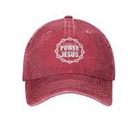 Berretto da Baseball Regolabile,Normale Cappelli Visiera There is Power in The Name of Jesus Trucker Cappellino per Ciclismo Estivo Viaggi