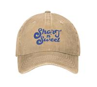 Berretto da Baseball Sabrina Carpenter Short N Sweet Sun Street Style Lavato Hip Hop Stampa Campeggio Snapback