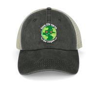 Berretto da Baseball Salva la Terra Diventa Vegano Essere Vegano veganismo Diritti degli Animali Non Cibo a Base vegetale Vegano papà Mamma Animali Sono frie PLeisure Regali Sportivi