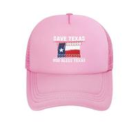 Berretto da Baseball Save Texas God Bless Texas Cappellino Visiera Traspirante Dad Hat Regolabile Trucker cap per Running Campeggio Gym