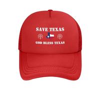 Berretto da Baseball Save Texas God Bless Texas Dad Hat Vintage Cappellino Visiera Traspirante Cappellino da Baseball per Gym Campeggio Running