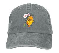 Berretto da Baseball Stile Unisex Colore Puro Cappelli da papà Paura dei Bruchi Cappello da Donna Visiera Parasole Cappellini da Baseball Anatra Emotion Cappellino con Visiera Regalo