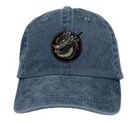 Berretto da Baseball Stile Unisex Lavato Berretto da Baseball da Uomo Distintivo Trucker Snapback Caps Cappello da papà Drago dell'ovest Cappelli da Golf Regalo
