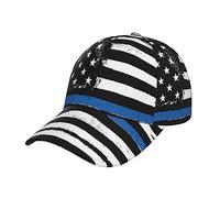 Berretto da Baseball Thin Blue Line Black Flag Cappellino da Baseball Soft Cappellino Visiera Vintage Trucker cap per Gym Running Campeggio