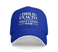 Berretto da Baseball,This is Exactly What I Voted for Cappello Piatto con Visiera,Casuale Trucker Cappellino per Campeggio Adulto Ciclismo