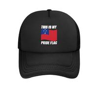 Berretto da Baseball, This is My Pride Flag Samoa Flag Cappello Piatto Regolabile, Normale Cappellino da Baseball per Ciclismo Viaggi Donna
