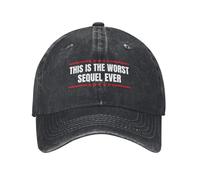 Berretto da Baseball,This is The Worst Sequel Ever Cappello da Sole Casual,Traspirante Trucker Cappellino per Estate Donna Esterna