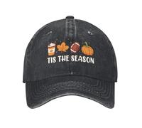 Berretto da Baseball Tis The Season Pumpkin Football Trucker cap Vintage Cappellino Visiera Regolabile Cappellino da Baseball per Running Escursionismo Sport