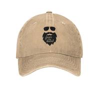 Berretto da Baseball Touch My Beard And Tell Me I'm Pretty Cappellino da Baseball Traspirante Cappellino Visiera Vintage Dad Hat per Campeggio Escursionismo Sport