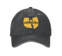Berretto da Baseball Unisex e alla Moda Clan Tangs Wu Music Unisex Hip Hop Distressed Washed Caps Cappello Retro Viaggi Non Strutturato Morbido Snapback cap Sport Regali all'aperto