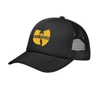 Berretto da Baseball Unisex e alla Moda Wu Clan Group Mesh Unisex Sport Sun Caps Hip Hop Music Cappelli Traspirante Snapback Caps Cappello da Pesca Estate Trucker CapRegali Sportivi all'aperto