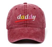 Berretto da Baseball Uomo e Donna Ricamato Dad Mom Letters - Cappello Vintage di Cotone Lavato Hip-Hop - Cappelli di Moda Air Sports Sun Hat (Stile-3)