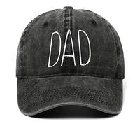 Berretto da Baseball Uomo e Donna Ricamato Dad Mom Letters - Cappello Vintage di Cotone Lavato Hip-Hop - Moda Air Sports Sun Hat (Stile-1)