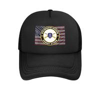 Berretto da Baseball Us Army 8Th Infantry Division Desert Storm with Crossed Rifles Trucker cap Traspirante Cappellino da Baseball Regolabile Dad Hat per Running Campeggio Gym