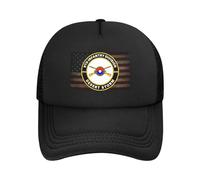 Berretto da Baseball Us Army 9Th Infantry Division Desert Storm with Crossed Rifles Cappellino Visiera Vintage Dad Hat Protezione UV Trucker cap per Campeggio Running Gym