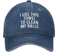 Berretto da Baseball: Uso Questo Asciugamano per Pulire i Miei testicoli per Le Donne. Cappello da Baseball alla Moda.