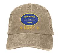 Berretto da Baseball USS Franklin D Roosevelt Cva-42 Cappello con Visiera Asciugatura Rapida Regolabile Cappucci da Golf, per Pesca, Tennis, All'Aperto, 55-59cm