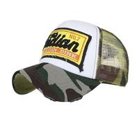 Berretto da baseball vintage da uomo, in cotone e poliestere, regolabile, stile polo retrò, traspirante, per escursionismo, pesca, casual, all'aperto (colore verde militare, taglia unica)