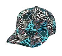 Berretto da Baseball Watercolour Giraffe Leopard Cappello da Baseball A Croce Caccia Uomini Donna Cappucci da Golf, per Golf, Pesca, Campeggio, 57-60cm