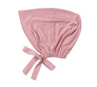 Berretto da donna a tinta unita con fascia elastica, cuffia sciarpa regolabile, morbido hijab per accessori abaya, velo per uso quotidiano sotto il cappello da donna Tagli UnicaColore unicoPoliestere