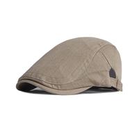 Berretto da donna Cappello basco primaverile ed estivo for uomo, tinta unita, nero e grigio, in cotone, con visiera piatta, da donna, for esterni, sole, stile retrò, strillone Per camminare(Color 06)