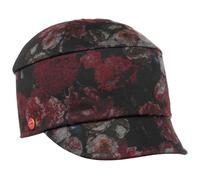 Berretto da Donna con Visiera Fijara by Mayser nero-rosso bordeaux M (57-58 cm)