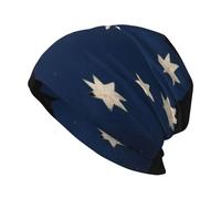 Berretto da Donna Invernale Caldo Cappello Termico in Seta di Latte Morbido Ed Elastico Slouch con Australia Bandiera Nazionale Cappello per Ragazze Outdoor Sciarpa per La Testa UK Skullcap