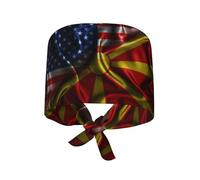 Berretto Da Lavoro North Macedonia America Flag Morbido Cappello Da Lavoro Regolabile Cappello Da Chef Per Donna Capelli Lunghi Uomo