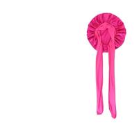 Berretto da notte in raso for donna Solido fascia larga elasticizzata Cravatta for la testa Setoso bordo del cofano Avvolgente Berretto da notte Cura dei capelli Copri soffione bagno(Rose red)