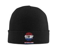 Berretto da Notte Netherlander Flag Flower Leggero Cappello Running Traspirante Beanie Cappello per Correre attività Adulto