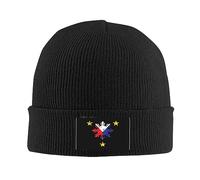 Berretto da Notte Stars And Sun Filipino Philippines Flag Leggero Cappello A Maglia Antivento Cappellini Skull per Donna Bici Sci