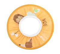 Berretto da shampoo elastico per bambini, cappello di protezione per gli occhi da doccia in panno morbido impermeabile per bambini(arancia)