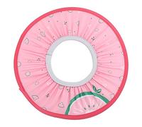 Berretto da shampoo elastico per bambini, cappello di protezione per gli occhi da doccia in panno morbido impermeabile per bambini(Rosa)