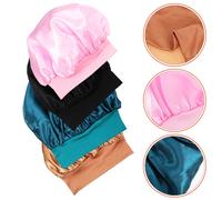 Berretto da sonno elastico per cappello da notte, 4 pezzi, per treccia