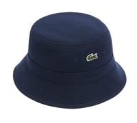 Berretto da tennis Lacoste Organic Cotton Bucket - navy blue - Blu (S)