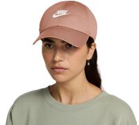 Berretto da tennis Nike Club Unstructured Futura Wash - rose gold/white - Marrone (S/M)