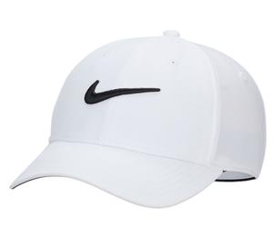 Berretto da tennis Nike Dri-Fit Club Structured Swoosh - Bianco (M/L)