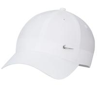 Berretto da tennis Nike Dri-Fit Club Unstructured Metal Swoosh - Bianco (S/M)