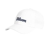 Berretto da tennis Wilson Active Perforated - bright white - Bianco (L/XL)