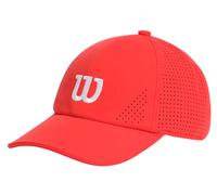Berretto da tennis Wilson Active Perforated - Rosso (S/M)