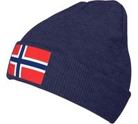 Berretto da Uomo Flag of Norway Cappello Invernali Caldi Cappuccio Morbido E Caldo Beanie Hat per Unisex, Alopecia, Dormire