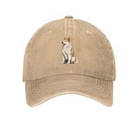 Berretto Dad Akita Dogs Sitting On Top Cappello da Pesca Quick Dry Cappellino Sport Classic Running Hat per Running Sport Tennis