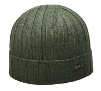 Berretto di Maglia Beanie Belluno | 100% Cashmere Riciclato | Recycled And Sustainable Cashmere | Ecologico ed Economico | Leggero 50 Grammi | Made in Italy (IT, Numero, 54, 63, Verde Militare)