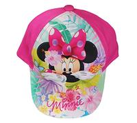 Berretto Disney Minnie Mouse Basecap per bambini Minnie Tropic Fiori, rosa turchese per bambini, ragazze e ragazzi, Colore: rosa., 48
