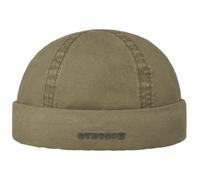 Berretto Docker Delave Organic Cotton by Stetson kaki S (54-55 cm)