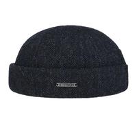 Berretto Docker Lavoy Herringbone by Stetson blu scuro XXL (62-63 cm)