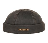 Berretto Docker Old Cotton by Stetson marrone S (54-55 cm)