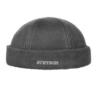 Berretto Docker Old Cotton by Stetson nero XL (60-61 cm)