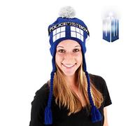 Berretto Dr. Doctor Who Tardis Laplander con licenza ufficiale, 100% acrilico la