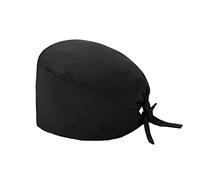 Berretto e cappello da uomo da lavoro da donna, alla moda, tinta unita, con fascia tergisudore, cappello professionale per scooter, A, Taglia unica